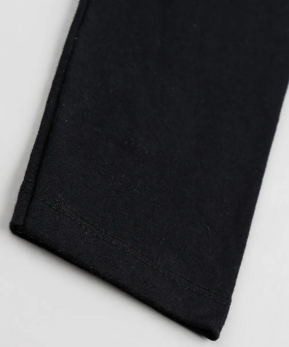 Calça Legging Infantil Básica Preta - Imagem 3