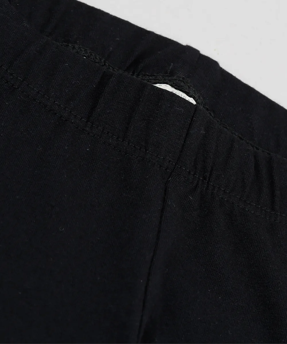 Calça Legging Infantil Básica Preta - Imagem 2