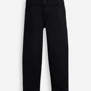 Calça slim chino infantil de sarja
