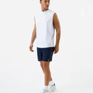 Short esportivo masculino cós elástico azul