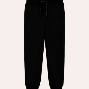 Calça jogger infantil de moletom preta