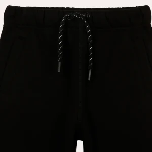 Calça jogger infantil de moletom preta