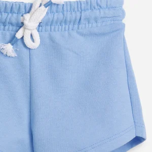 Conjunto infantil blusa listrada azul