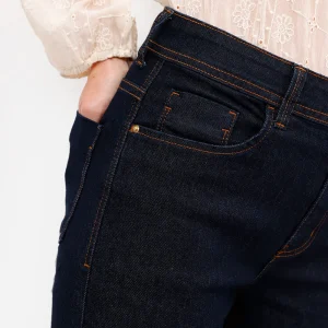 Calça jeans flare cintura alta azul